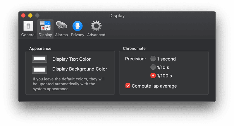 Customizable appearance and precision